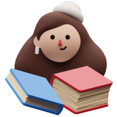 Female with books